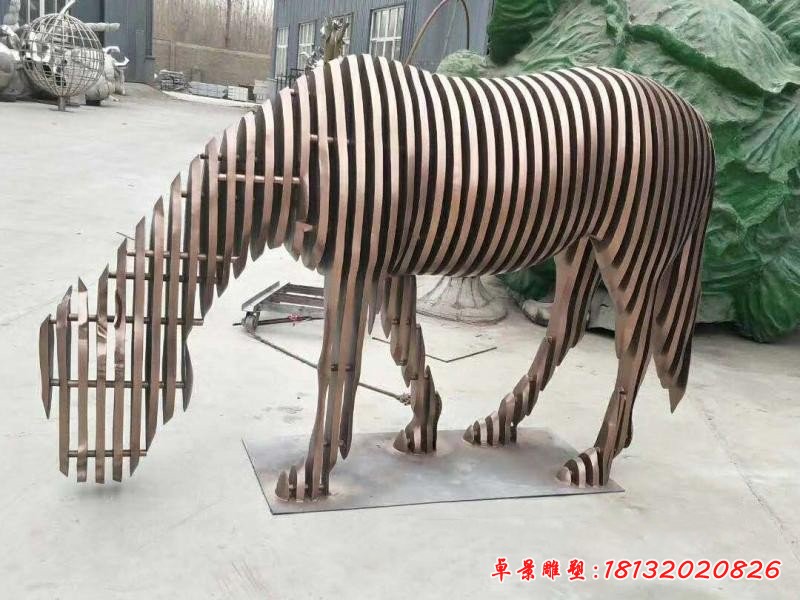 不銹鋼鏤空抽象羊