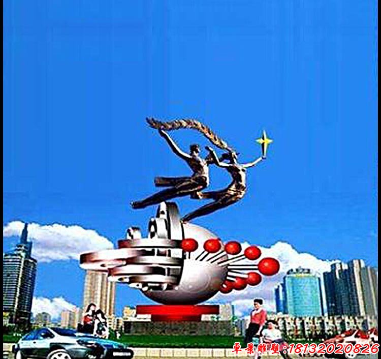 不銹鋼碩果累累雕塑 城市不銹鋼雕塑