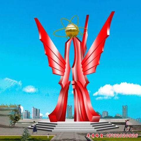 企業(yè)抽象共筑輝煌主題