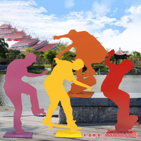 滑板人物運(yùn)動(dòng)