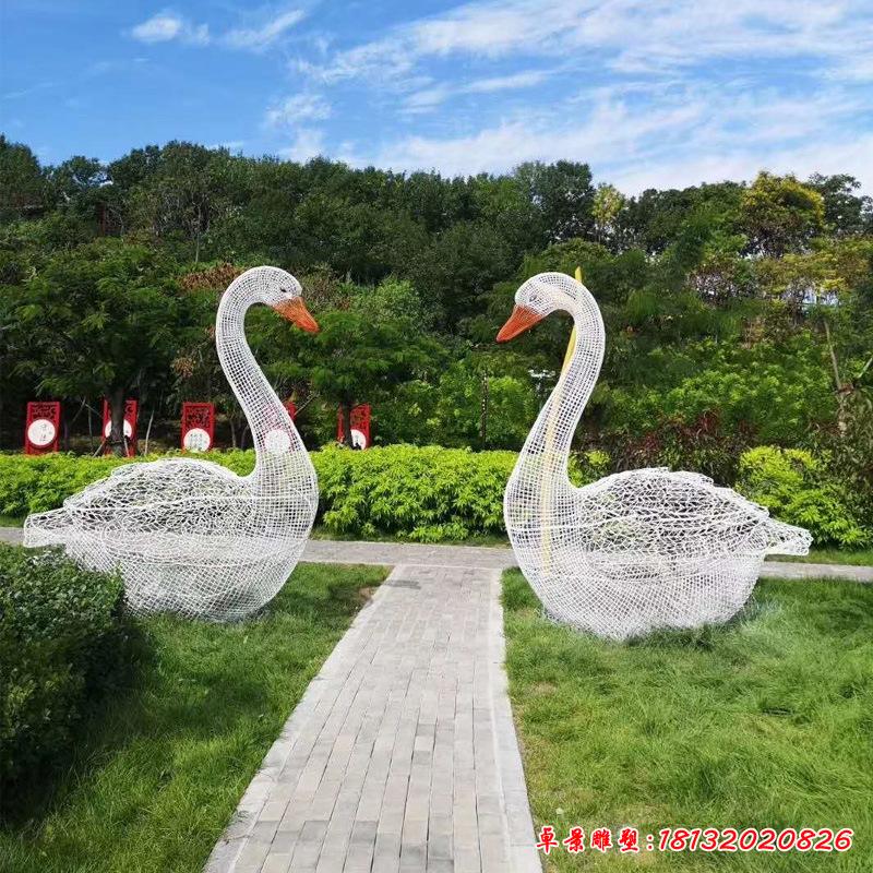 不銹鋼動物天鵝